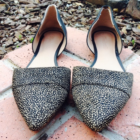 Madewell Shoes - ⬇️Lowest: Madewell d'Orsay Flats Dotted Calf Hair